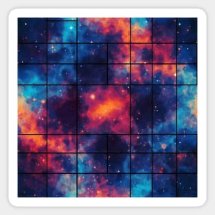 Endless Cosmos - Infinite Space Seamless Pattern Sticker